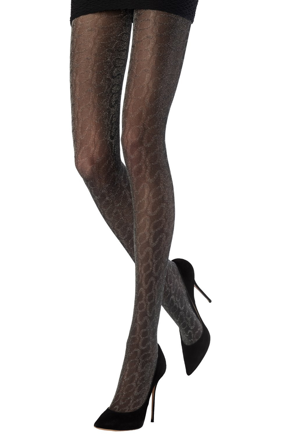 METALLIZED WHIRLY TIGHTS